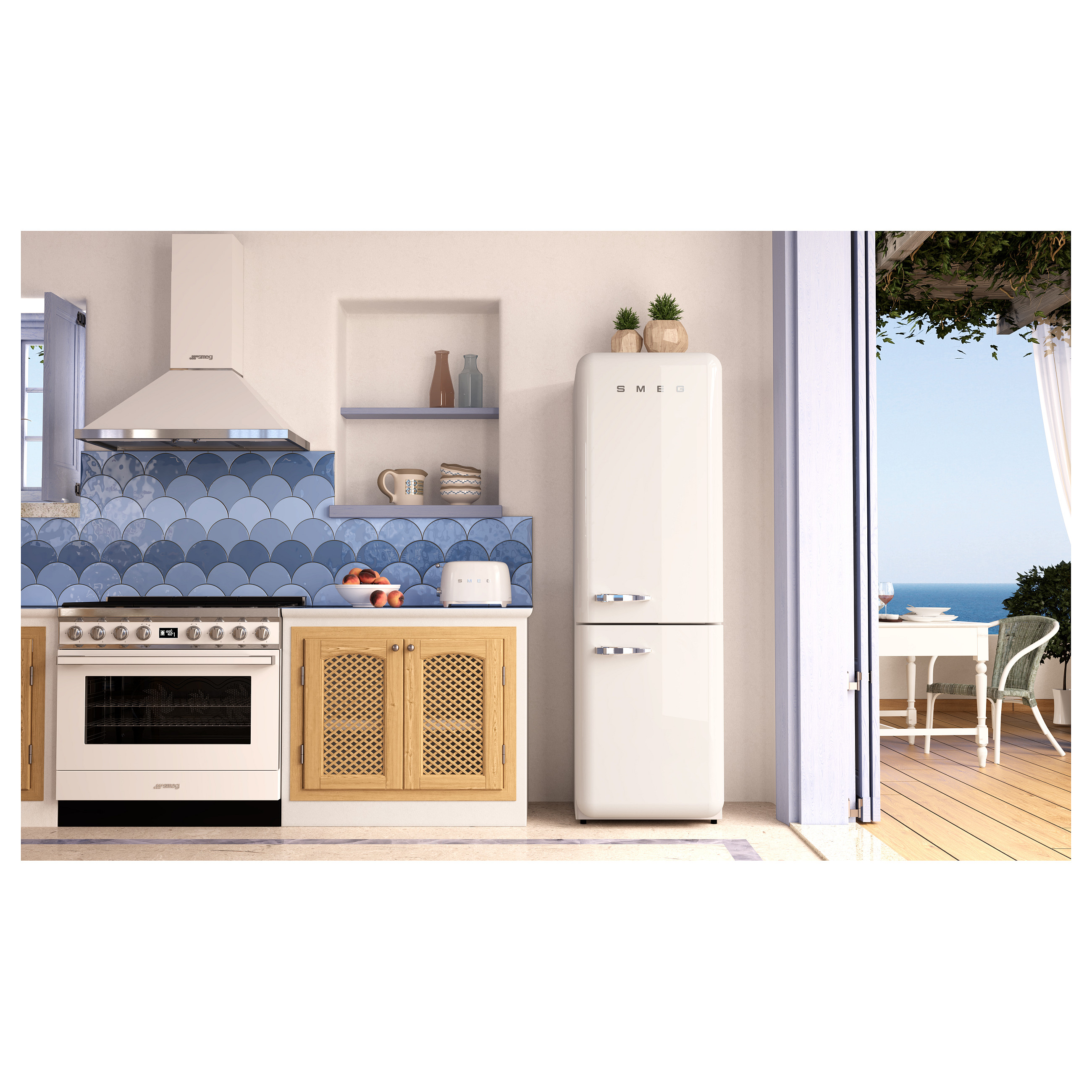 Toster SMEG TSF01WHEU 50's Style (2 utora, 950W, 6 razina tostiranja) White-16