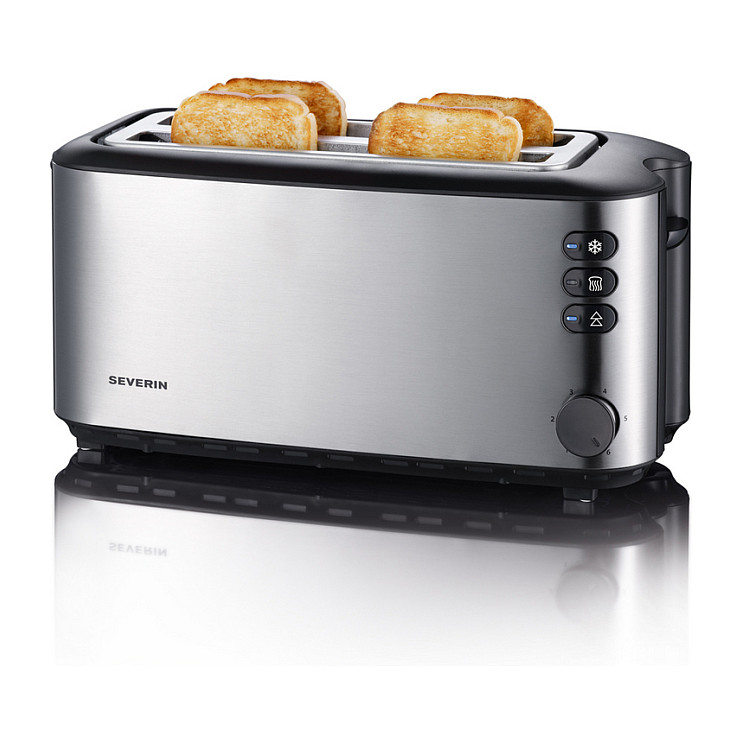 Severin AT 2509 toaster 4 slice(s) 1400 W Stainless steel-0