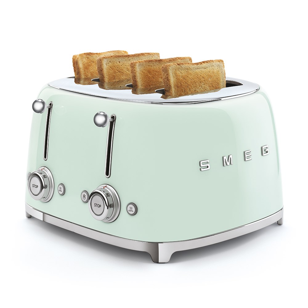 Toster SMEG 50's Style TSF03PGEU (4 kriške, 2000W, Pastelno zelena)-5