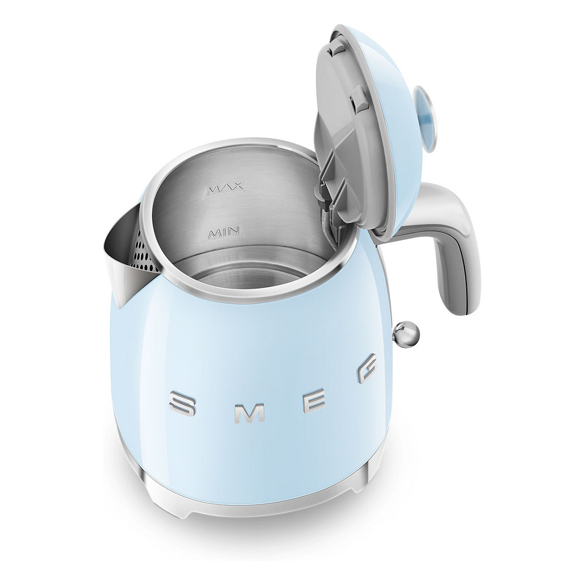 Kuhalo za vodu SMEG KLF05PBEU, 0.8L, 50's Style, Pastelno plavo-2