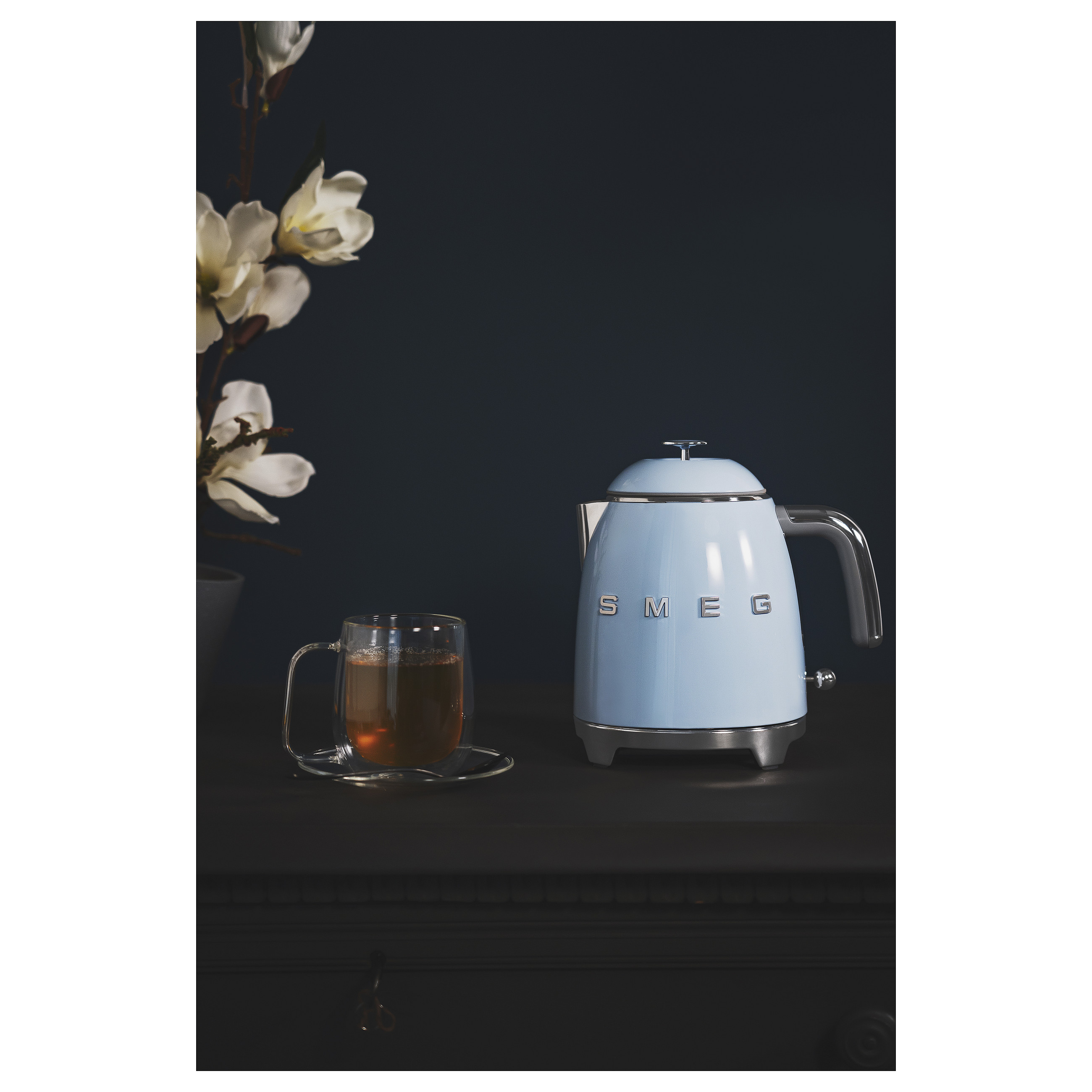 Kuhalo za vodu SMEG KLF05PBEU, 0.8L, 50's Style, Pastelno plavo-9