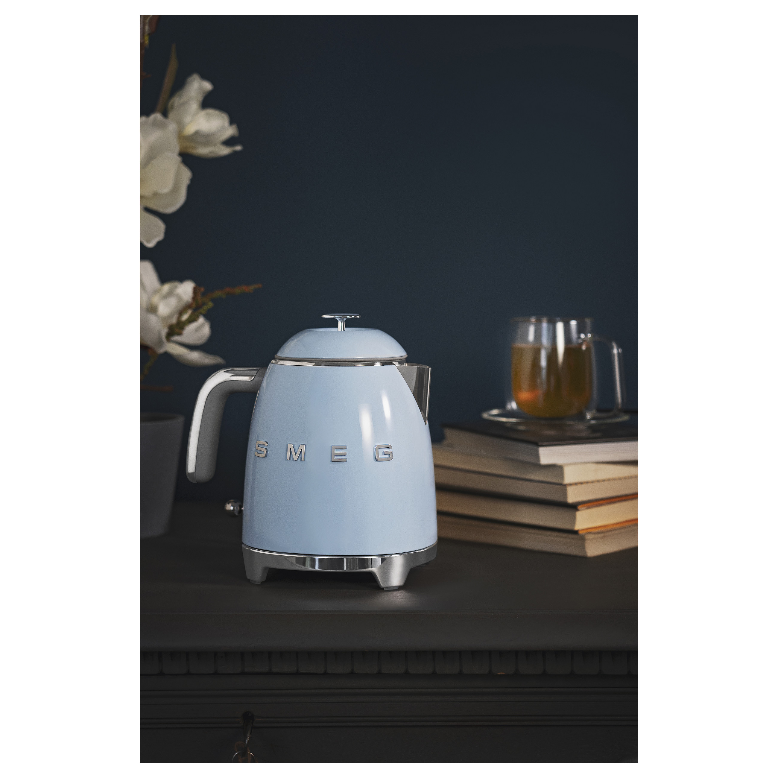 Kuhalo za vodu SMEG KLF05PBEU, 0.8L, 50's Style, Pastelno plavo-11