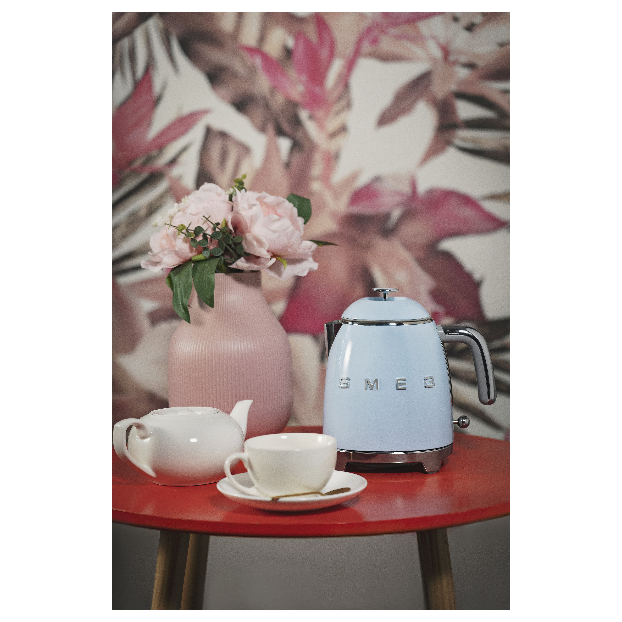 Kuhalo za vodu SMEG KLF05PBEU, 0.8L, 50's Style, Pastelno plavo-15