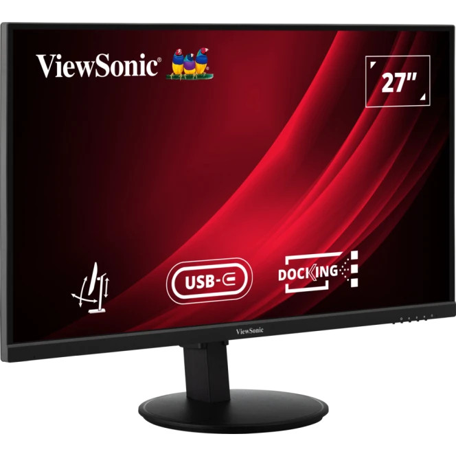 Monitor VIEWSONIC VG2709U-2K 68.6 cm (27") 2560 x 1440 pixels Quad HD LED crna boja-1