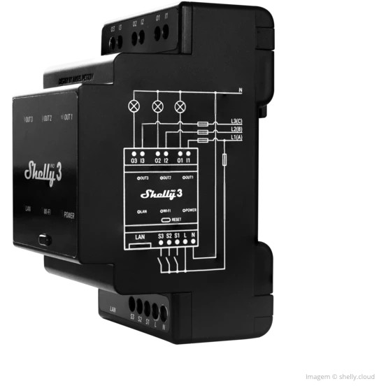 Relej Shelly PRO 3 električni crni-1