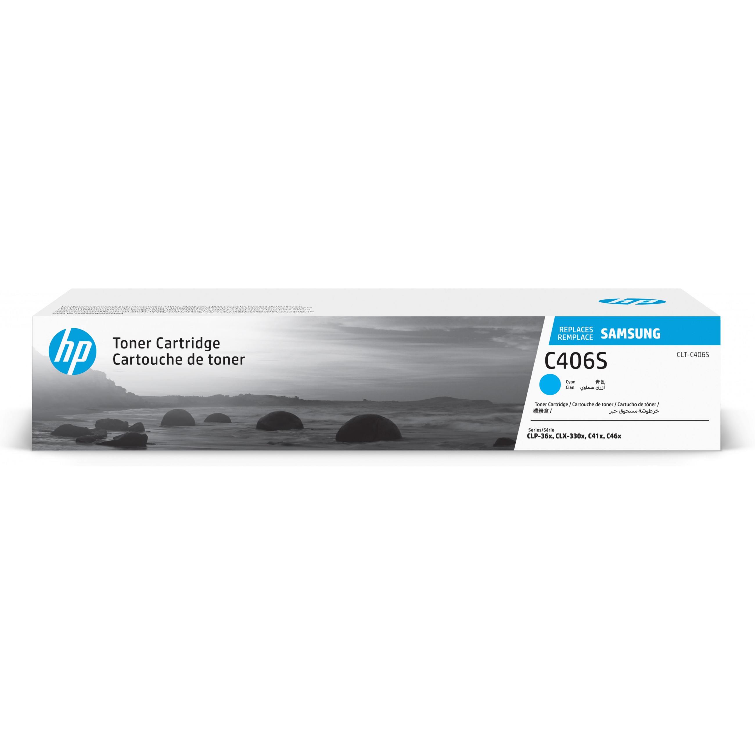 Toner SAMSUNG CLT-C406S Originalni (Cyan)-0