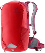 Biciklistički ruksak DEUTER Race 8 (8L, Airstripes sustav, navlaka za kišu) cherry-masala-0