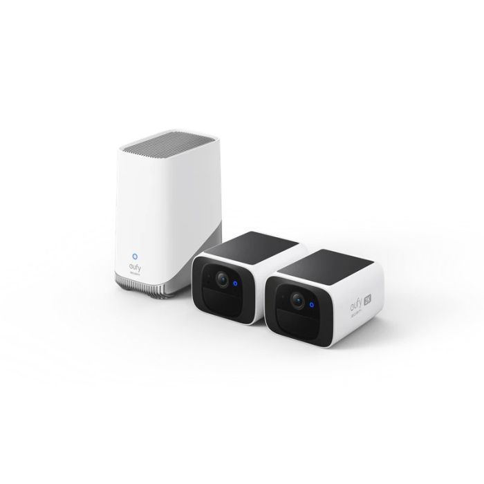 Nadzorna kamera ANKER Eufy SoloCam S220 2-Cam Kit with HomeBase 3, za unutarnju i vanjsku upotrebu, montaža na strop/zid