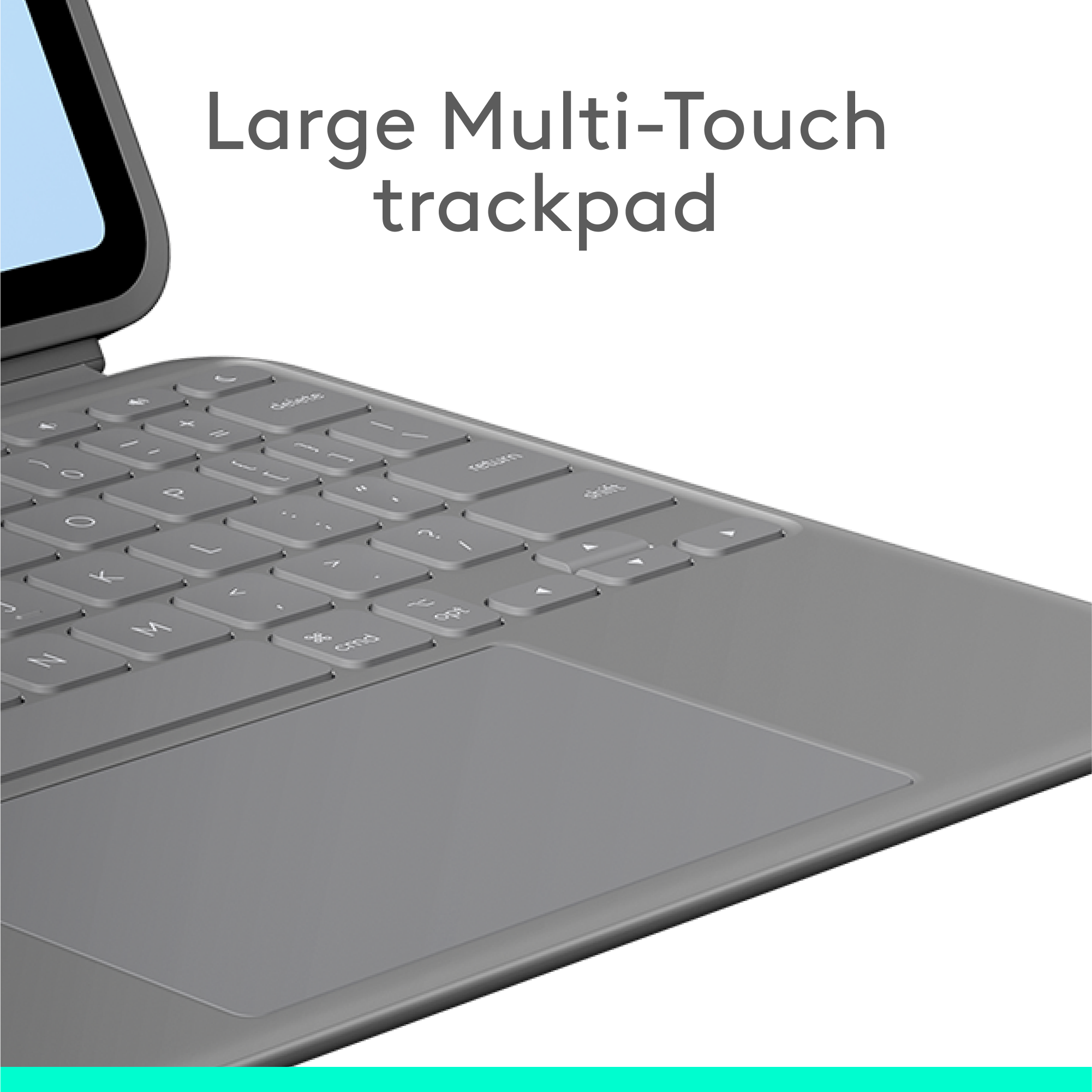 Tipkovnica LOGITECH Combo Touch za iPad Air 11-inch (M2) - OXFORD - 935OLD948 - Siva - US INT'L-5