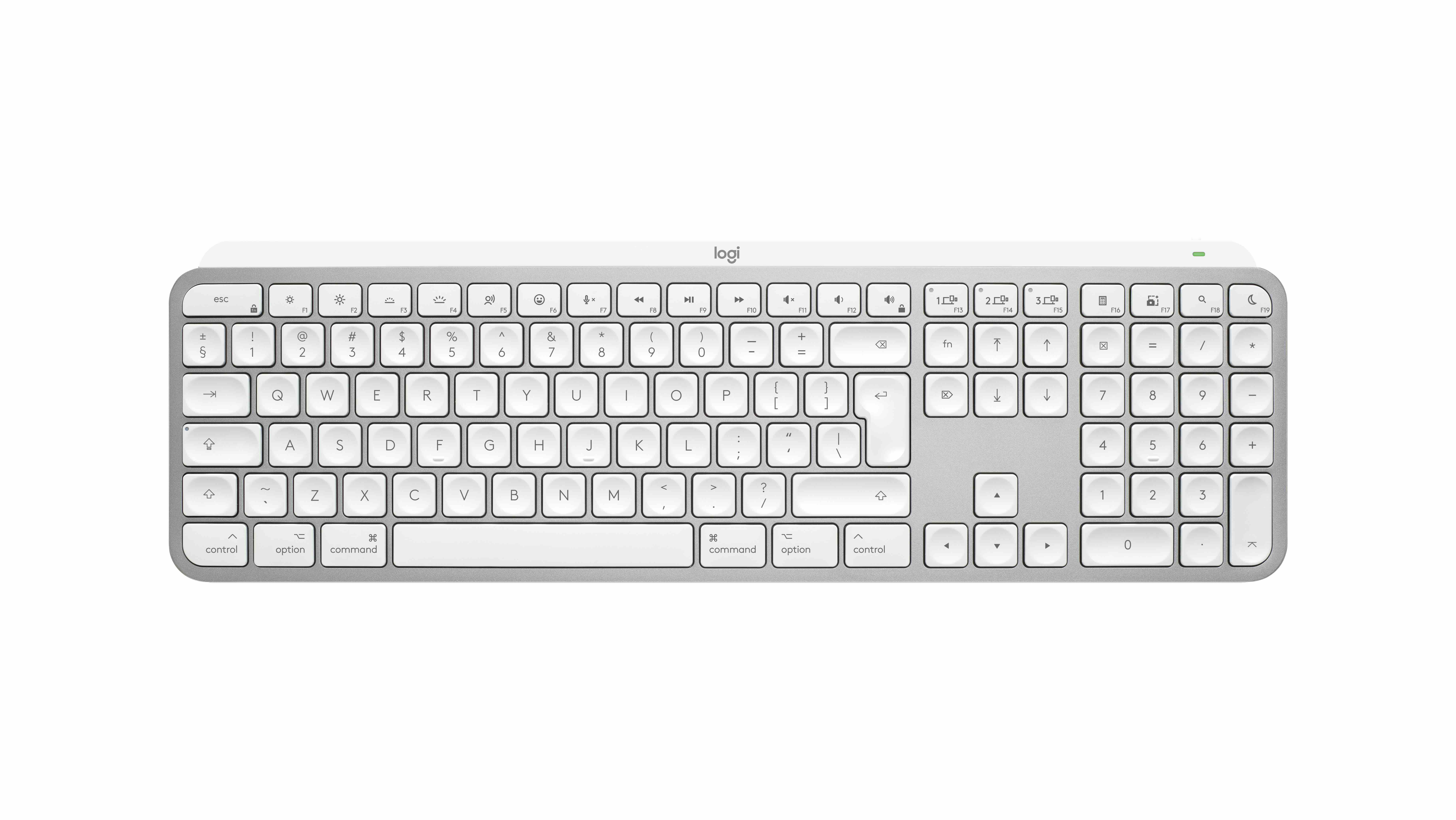 Bežični miš LOGITECH MX Keys S for Mac Compact - Pale Grey - US/INT