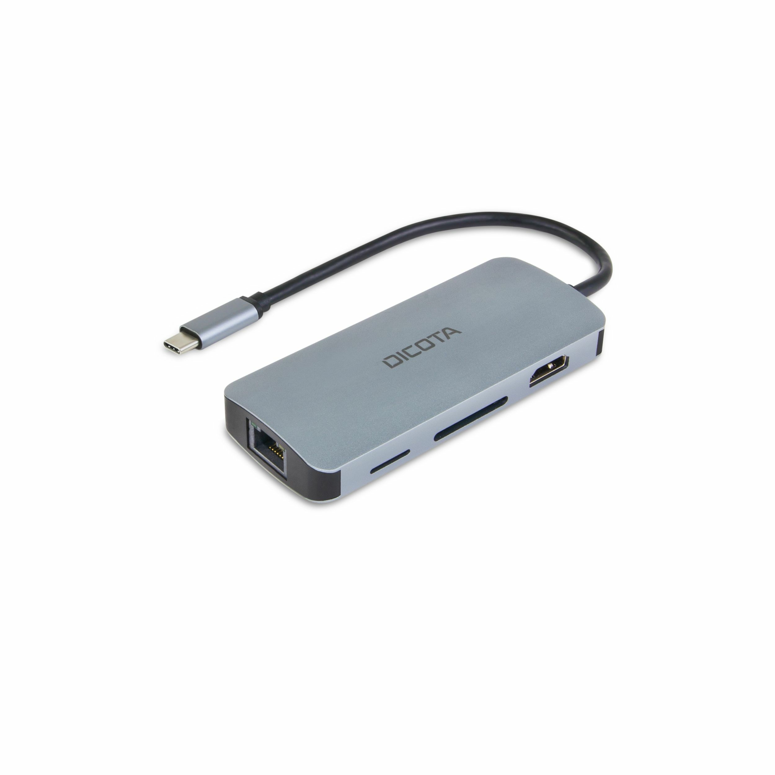 Multi Hub DICOTA USB-C 8-in-1 4K PD 100W silver