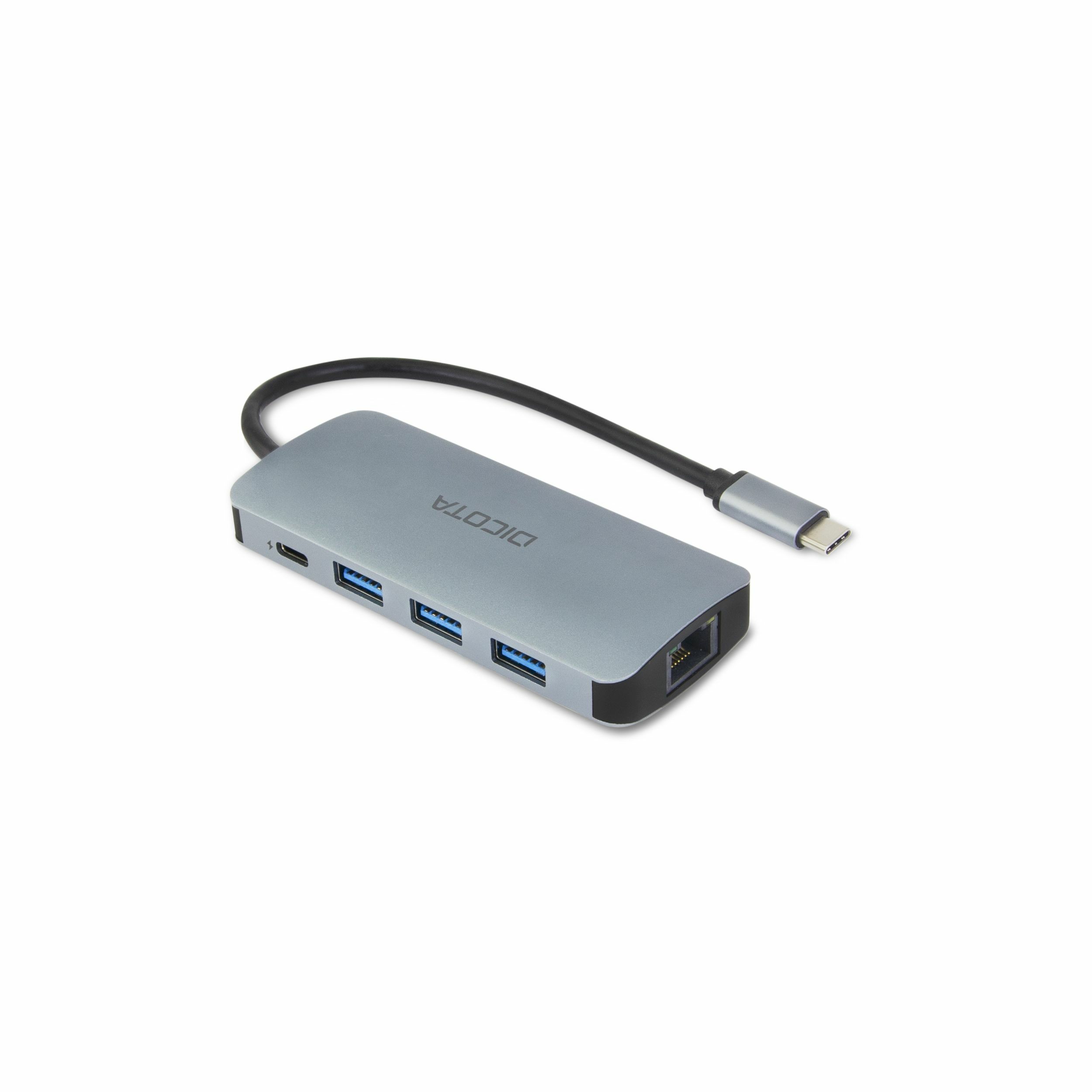 Multi Hub DICOTA USB-C 8-in-1 4K PD 100W silver-1