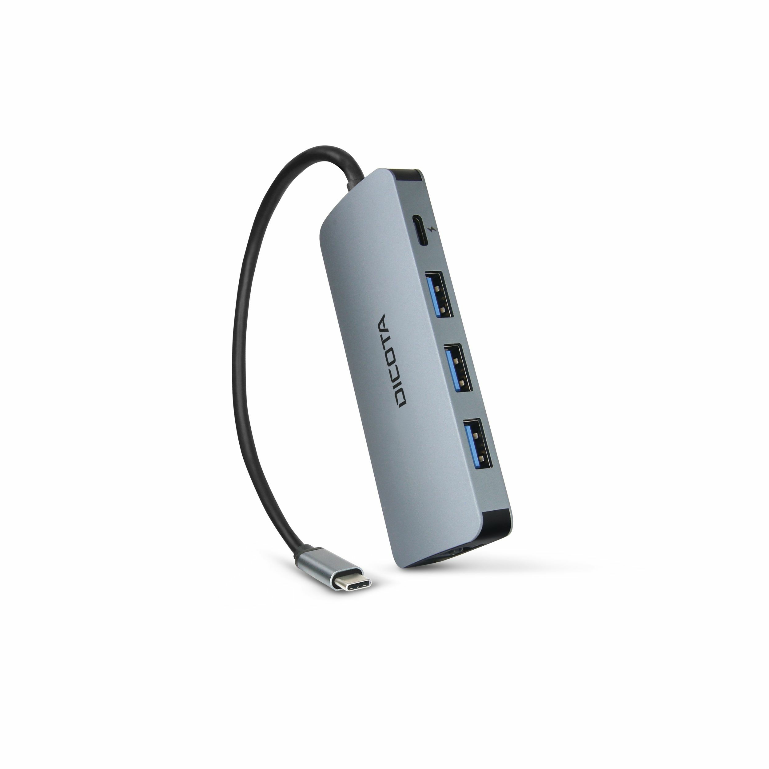Multi Hub DICOTA USB-C 8-in-1 4K PD 100W silver-2