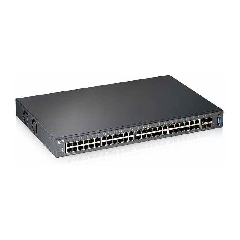 Uređaj za mrežu ZYXEL XGS2210-52 Managed L2 Gigabit Ethernet 1U Crna-1