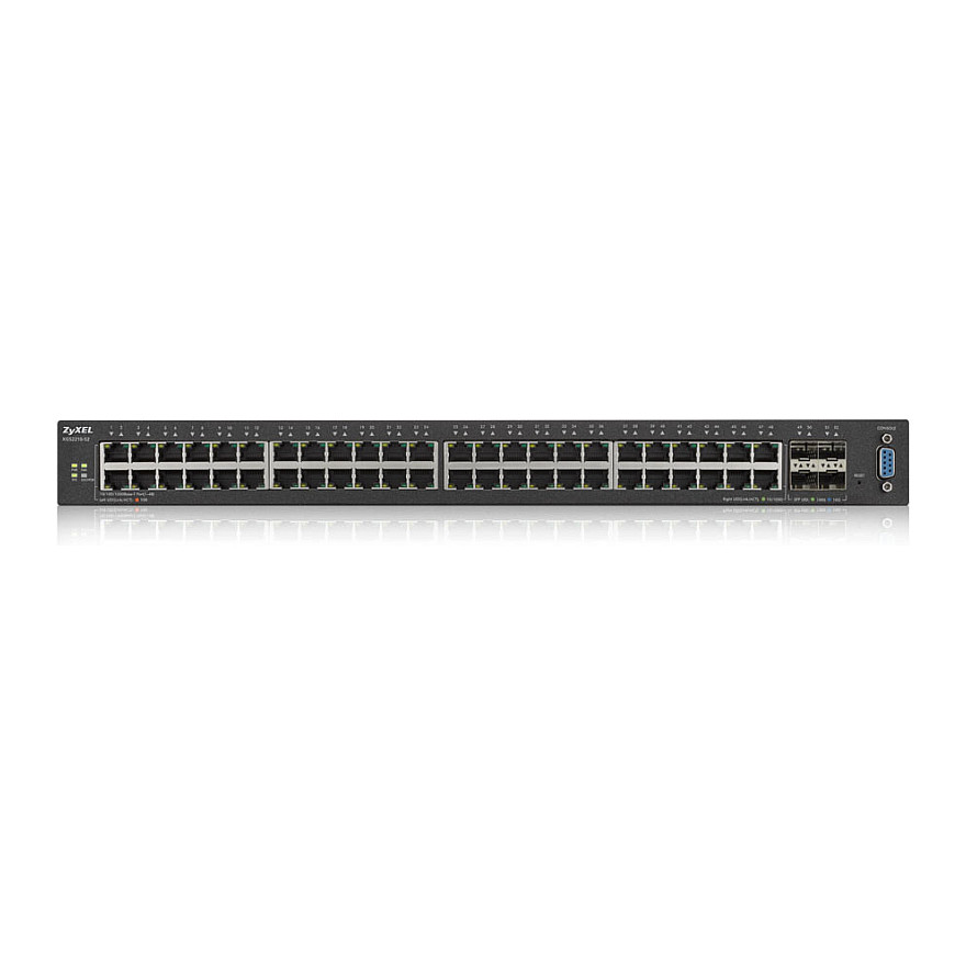 Uređaj za mrežu ZYXEL XGS2210-52 Managed L2 Gigabit Ethernet 1U Crna-2