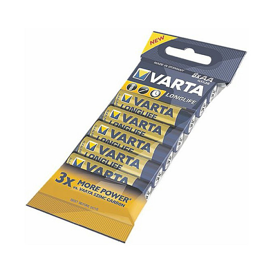 Baterija VARTA ALKALINE BATTERY LR3 AAA LONGLIFE (8 komada)
