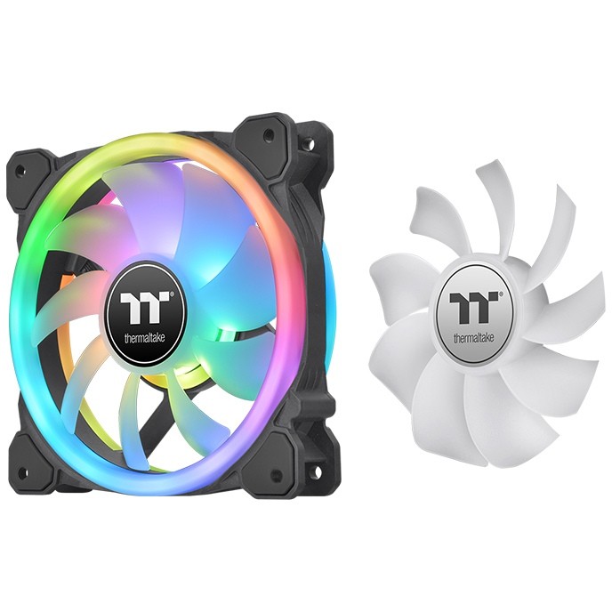 Ventilator THERMALTAKE SWAFAN 12 RGB (12 cm, crna, 3 komada)