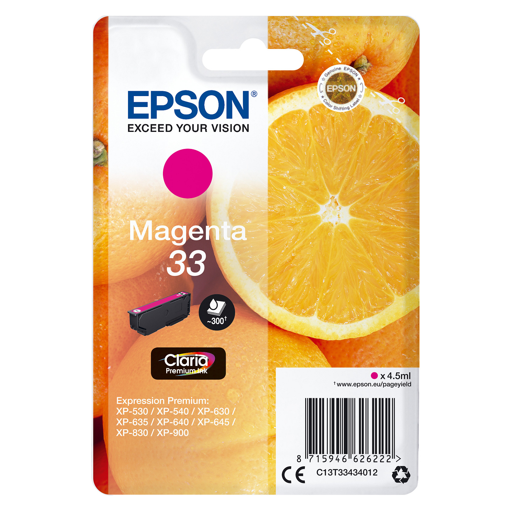 Toner EPSON ORANGES Singlepack Magenta (33 ml)-0