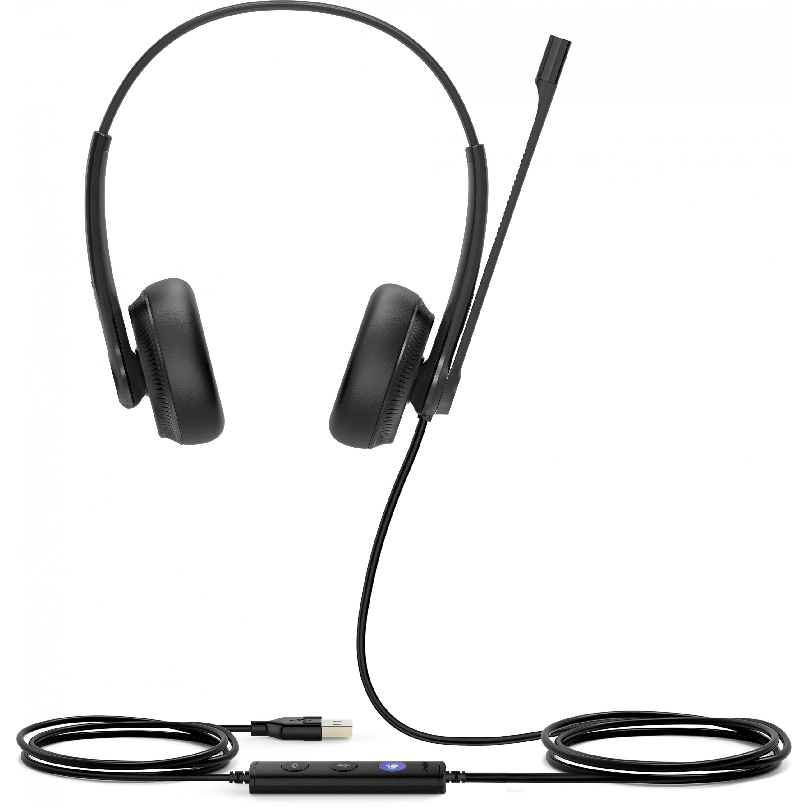 Slušalice YEALINK UH34 DUAL TEAMS - KABELNE, USB Type-A, crna boja-0