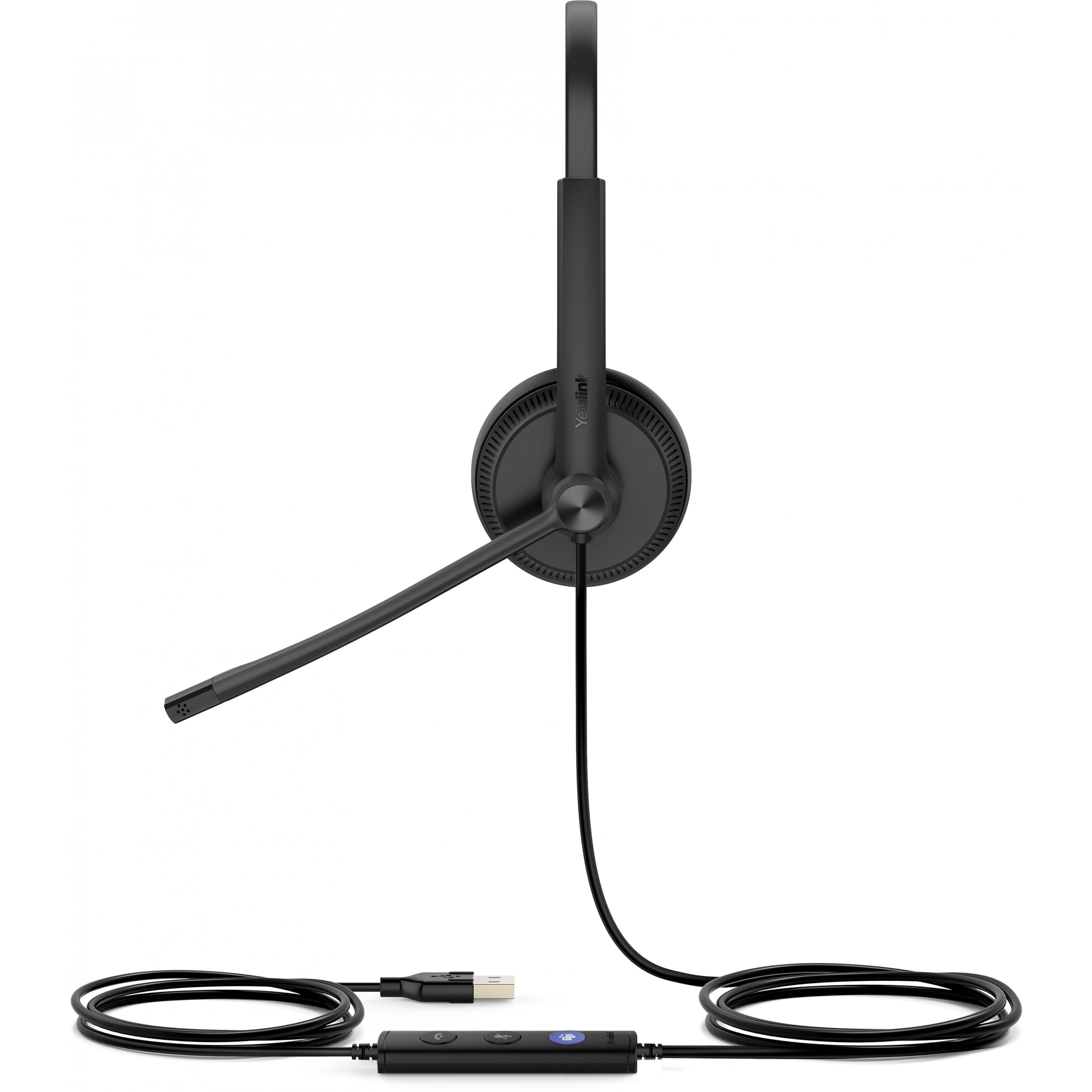 Slušalice YEALINK UH34 DUAL TEAMS - KABELNE, USB Type-A, crna boja-1