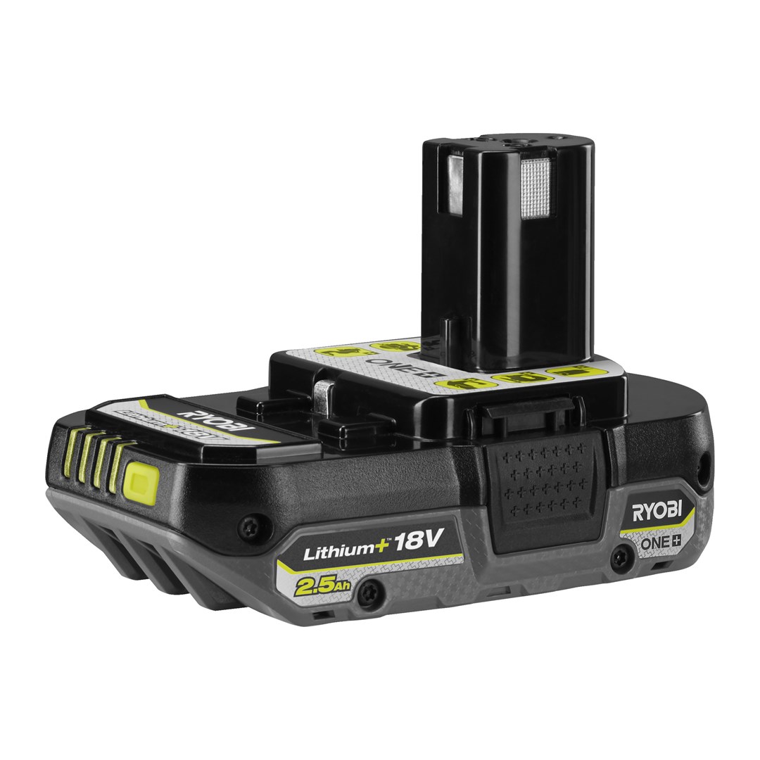 Baterija RYOBI RB18L25 Lithium-Ion 2.5 Ah 18 V crna boja zelena boja-0