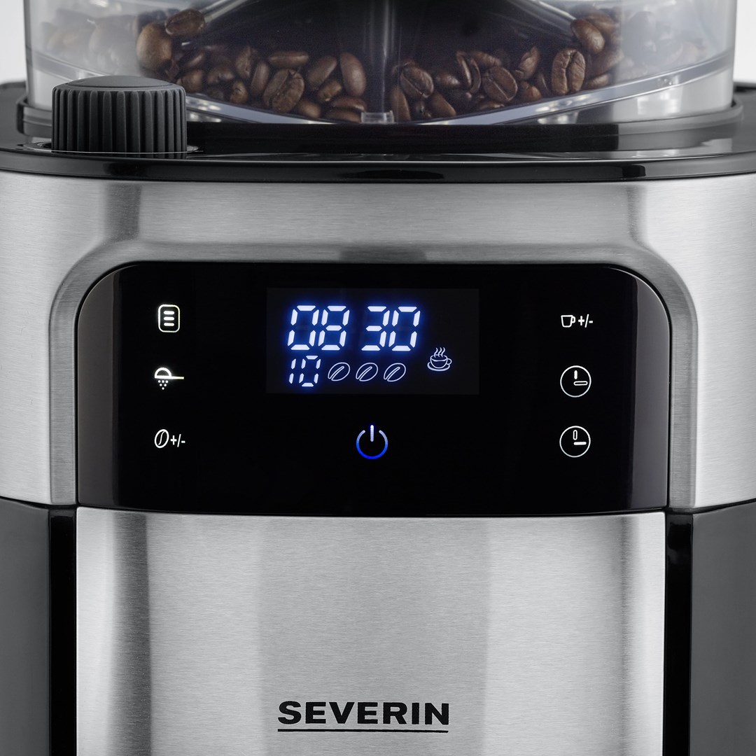 Aparat za filter kavu SEVERIN KA 4813 (1000W, 1L termo vrč, nehrđajući čelik)-3