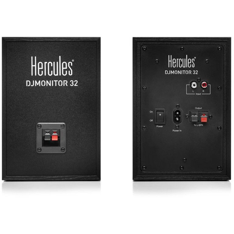 Zvučnici HERCULES DJMonitor 32 (Crni, Žičani, 30 W)-1