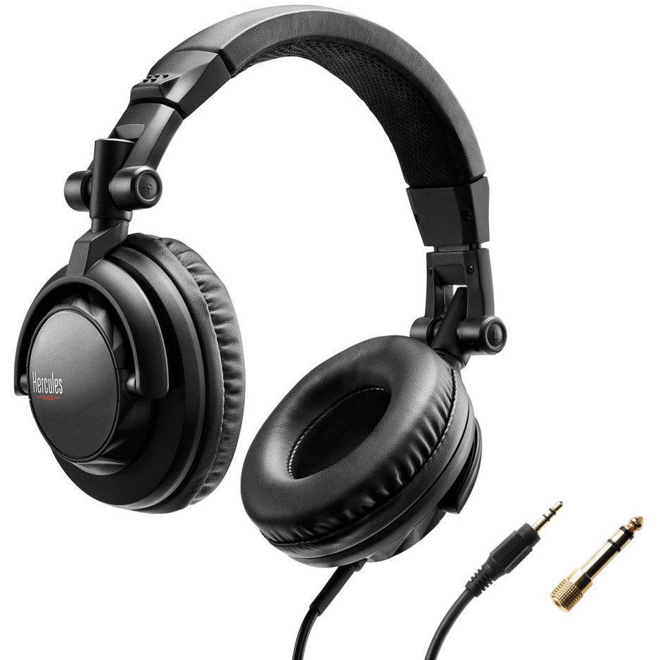 Slušalice HERCULES HDP DJ45 (žičane, on-ear, crne)-0