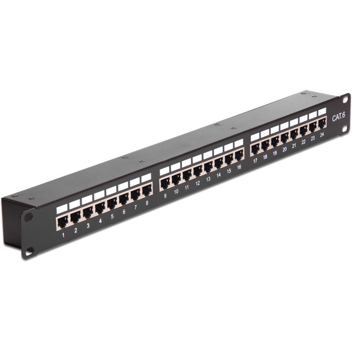 Patch Panel Delock 43295 - Cat6 - Rack Mount - 1U - 44 mm - 44 mm