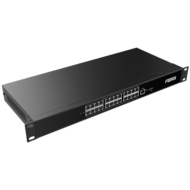 Mrežni prekidač FANVIL PN24 (Unmanaged, Fast Ethernet 10/100, Crni)-1