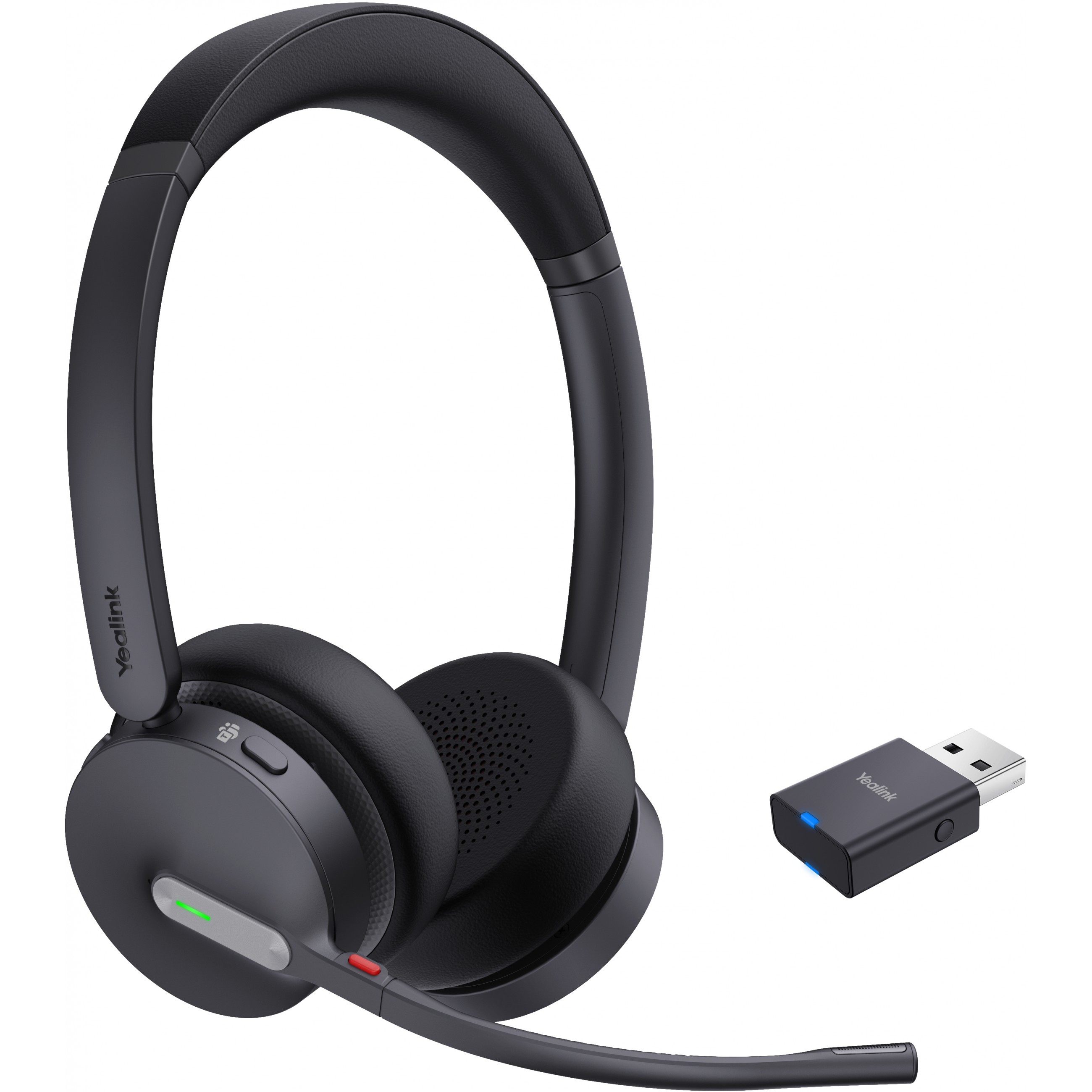 Slušalice YEALINK WH64 Hybrid Dual Teams Headset bežični (Bluetooth, Micro-USB, crna boja)