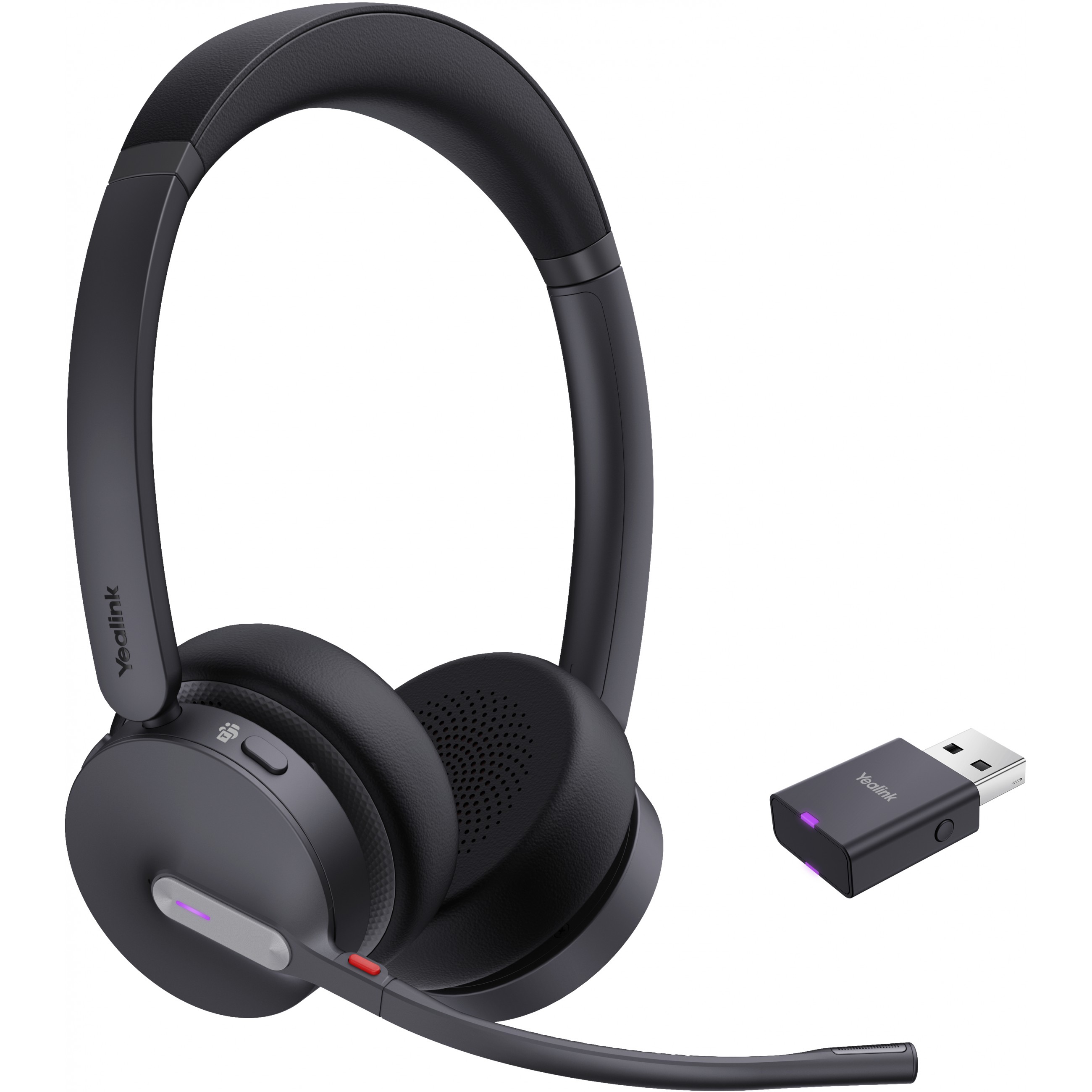 Slušalice YEALINK WH64 Hybrid Dual Teams Headset bežični (Bluetooth, Micro-USB, crna boja)-1