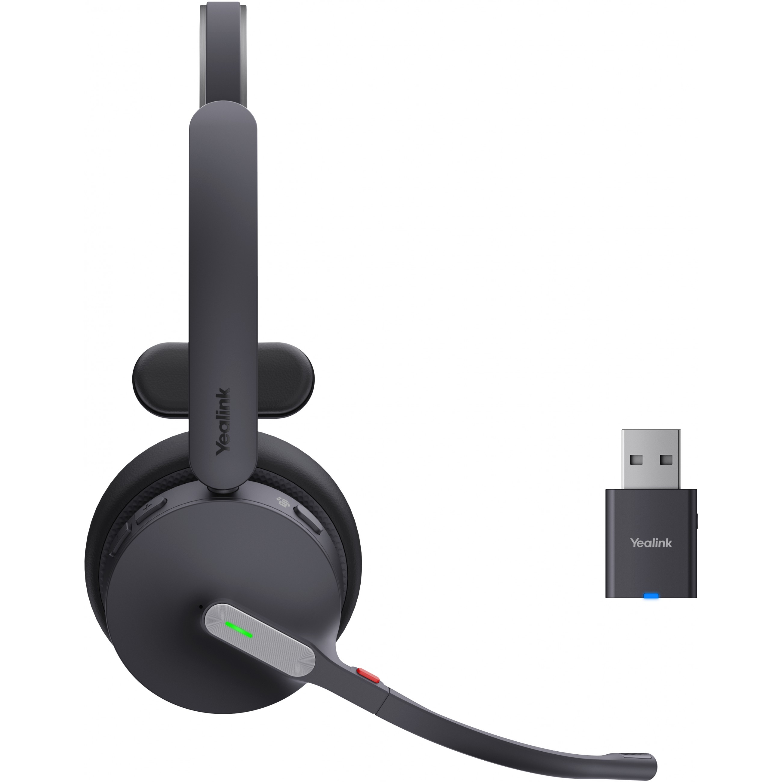 Slušalice YEALINK WH64 Hybrid Mono Teams Headset bežični (Bluetooth, Micro-USB, crna boja)-4
