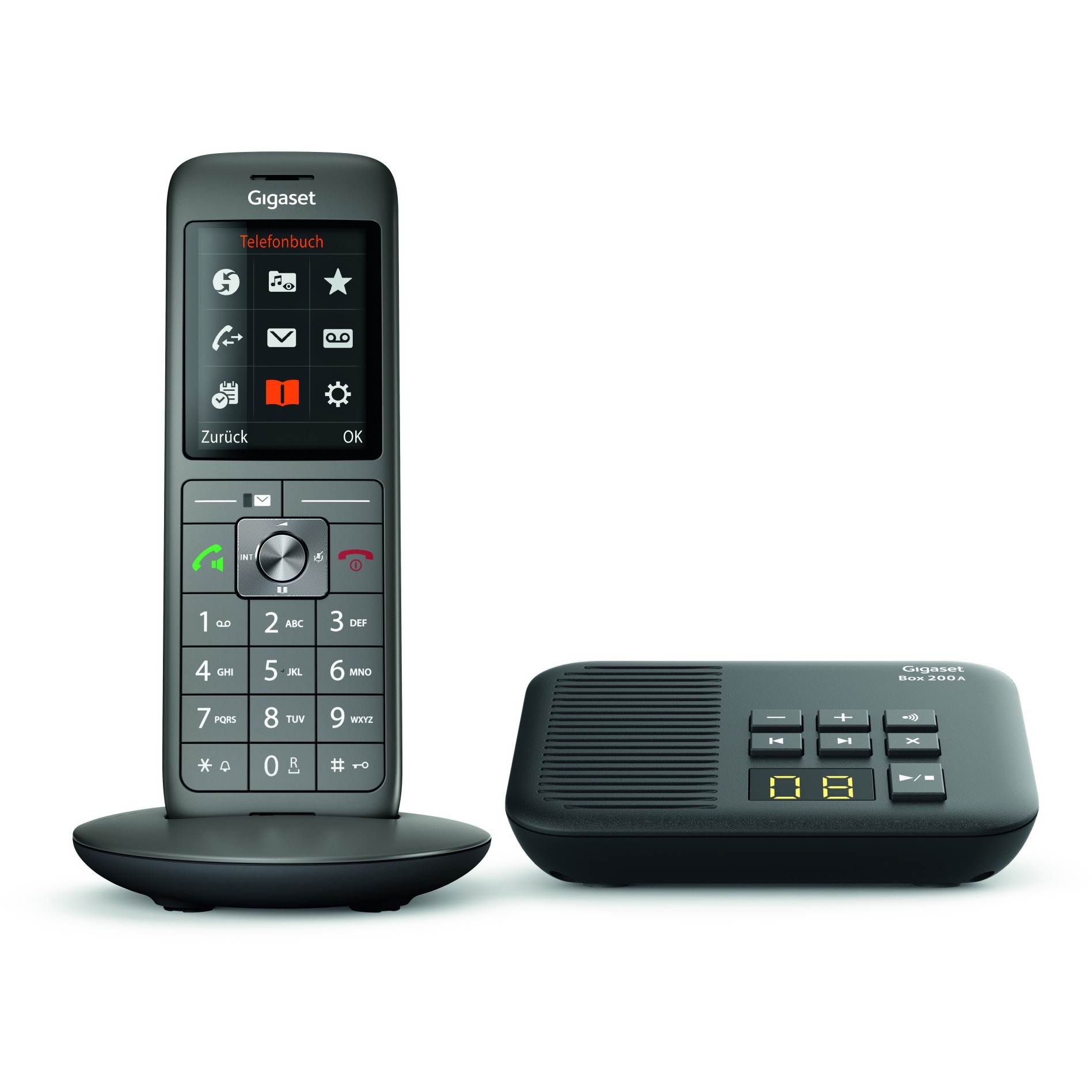 DECT telefon GIGASET CL660A (Antracit, Crna boja)-1