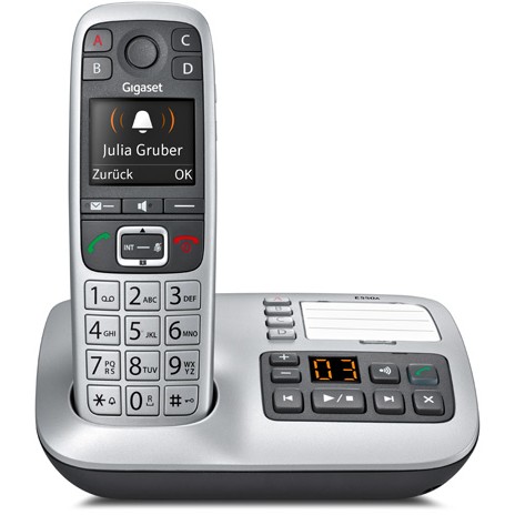 Telefon GIGASET E560A DECT telefon s pozivnim ID-om crna, srebrna-1