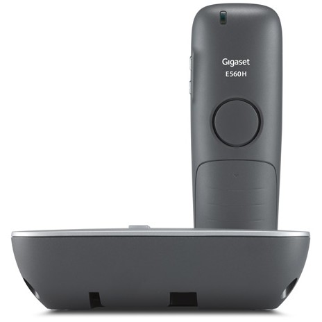 Telefon GIGASET E560A DECT telefon s pozivnim ID-om crna, srebrna-3