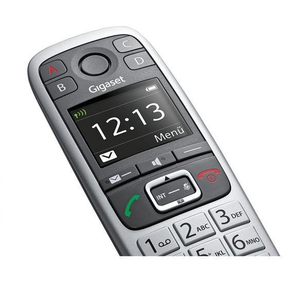 Telefon GIGASET E560 (DECT telefon, ID pozivatelja, Crna, Srebrna)-3