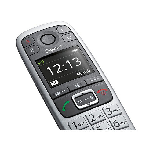 Telefon GIGASET E560 (DECT telefon, ID pozivatelja, Crna, Srebrna)-8