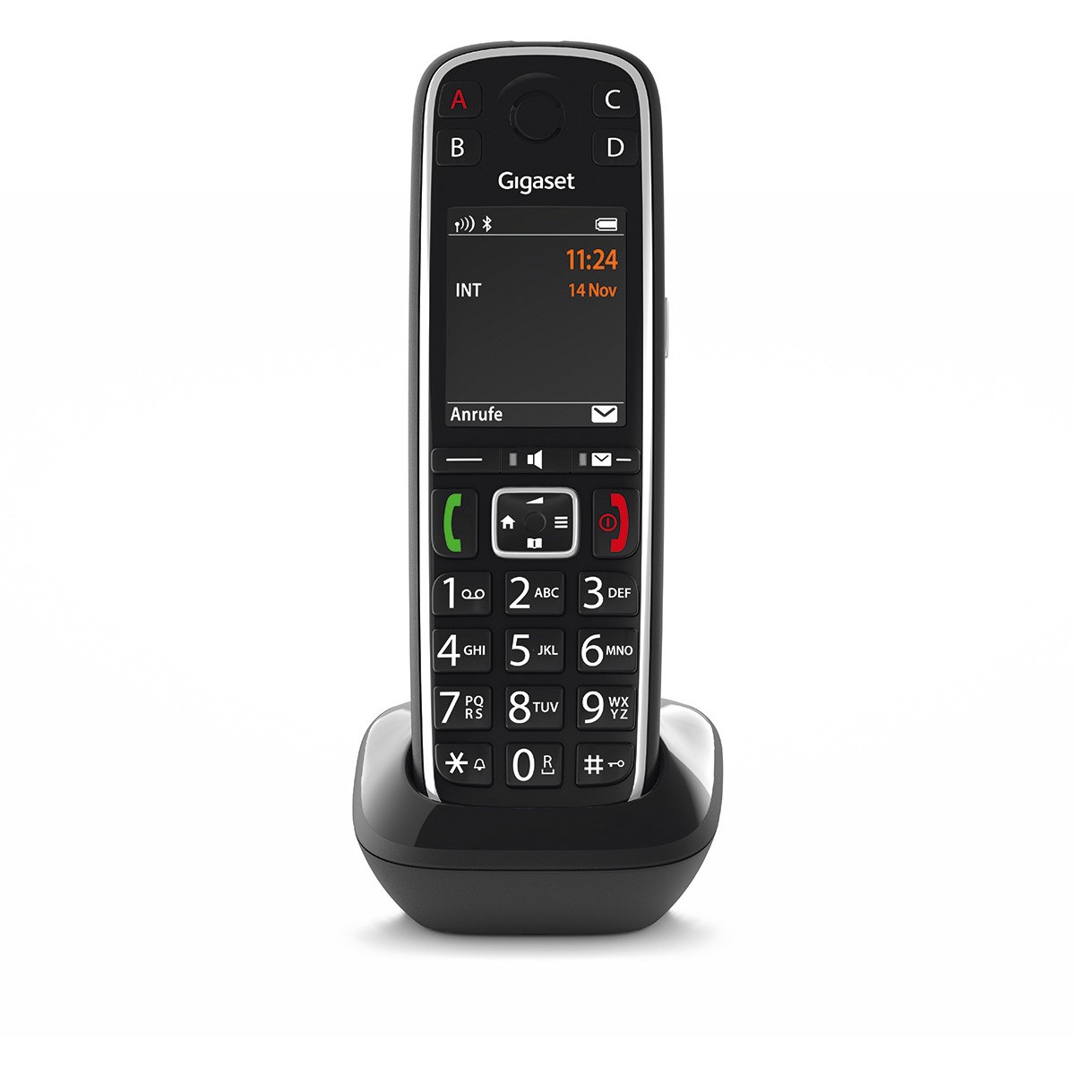 Telefon GIGASET E720HX Analog/DECT s pozivnim ID-om crna boja-0