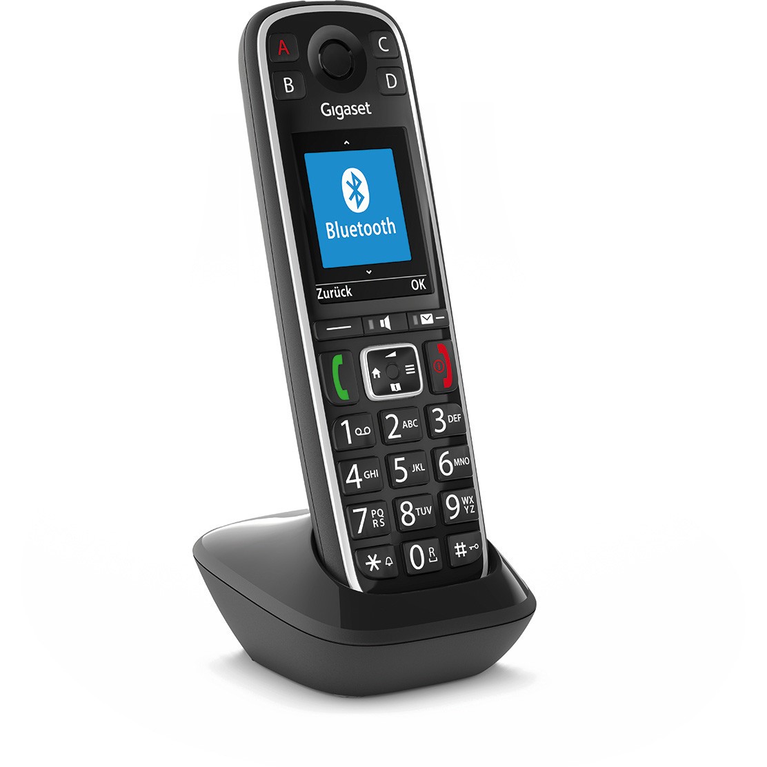 Telefon GIGASET E720HX Analog/DECT s pozivnim ID-om crna boja-1