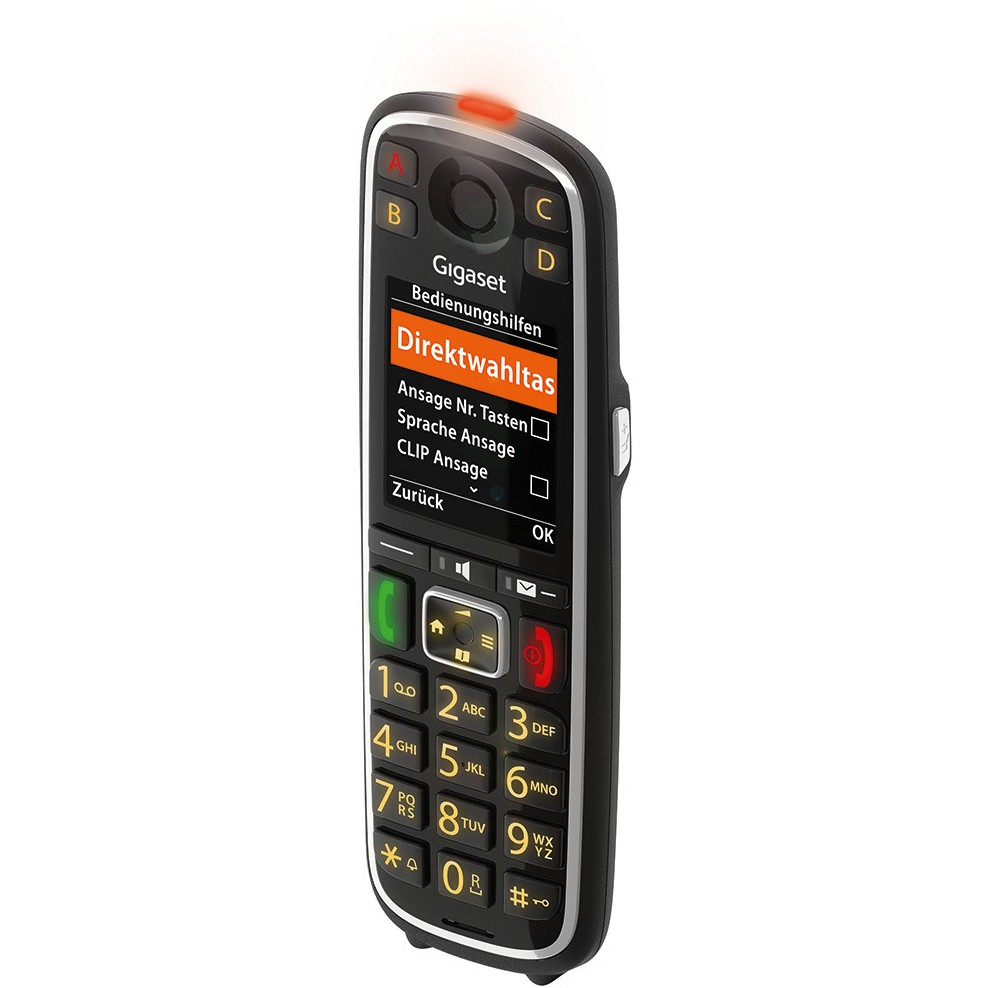 Telefon GIGASET E720HX Analog/DECT s pozivnim ID-om crna boja-5