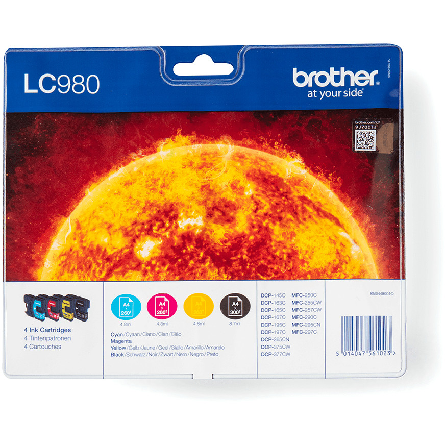 Toner BROTHER LC-980VALBP crna boja, plava boja, magenta boja, žuta boja Multipack 4 pc(s)-0