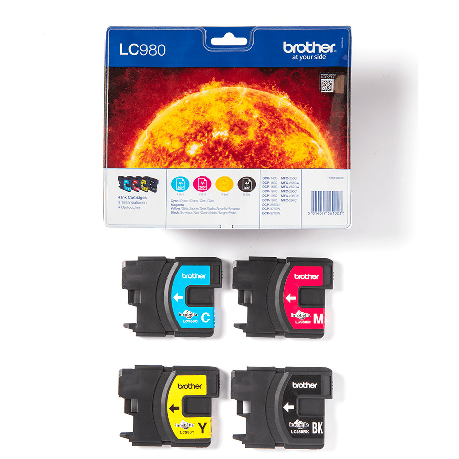 Toner BROTHER LC-980VALBP crna boja, plava boja, magenta boja, žuta boja Multipack 4 pc(s)-2