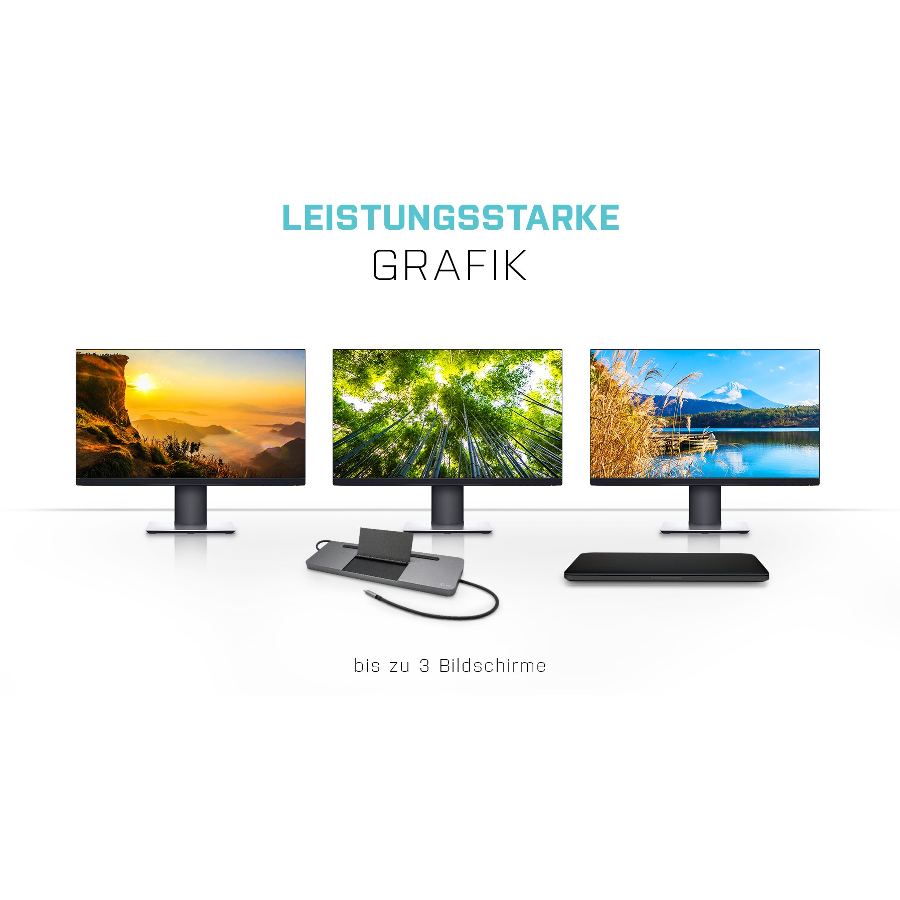 Docking Station I-TEC i-tec Metal USB-C Ergonomic 4K 3x Display Docking Station + Power Delivery 85 W-2