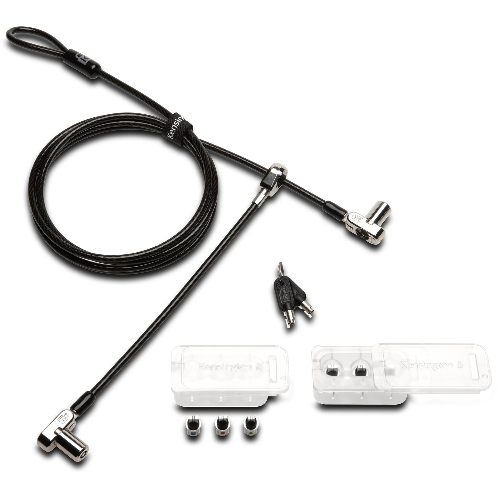 Kensington Universal 3-in-1 Keyed Lock Twin Head-0