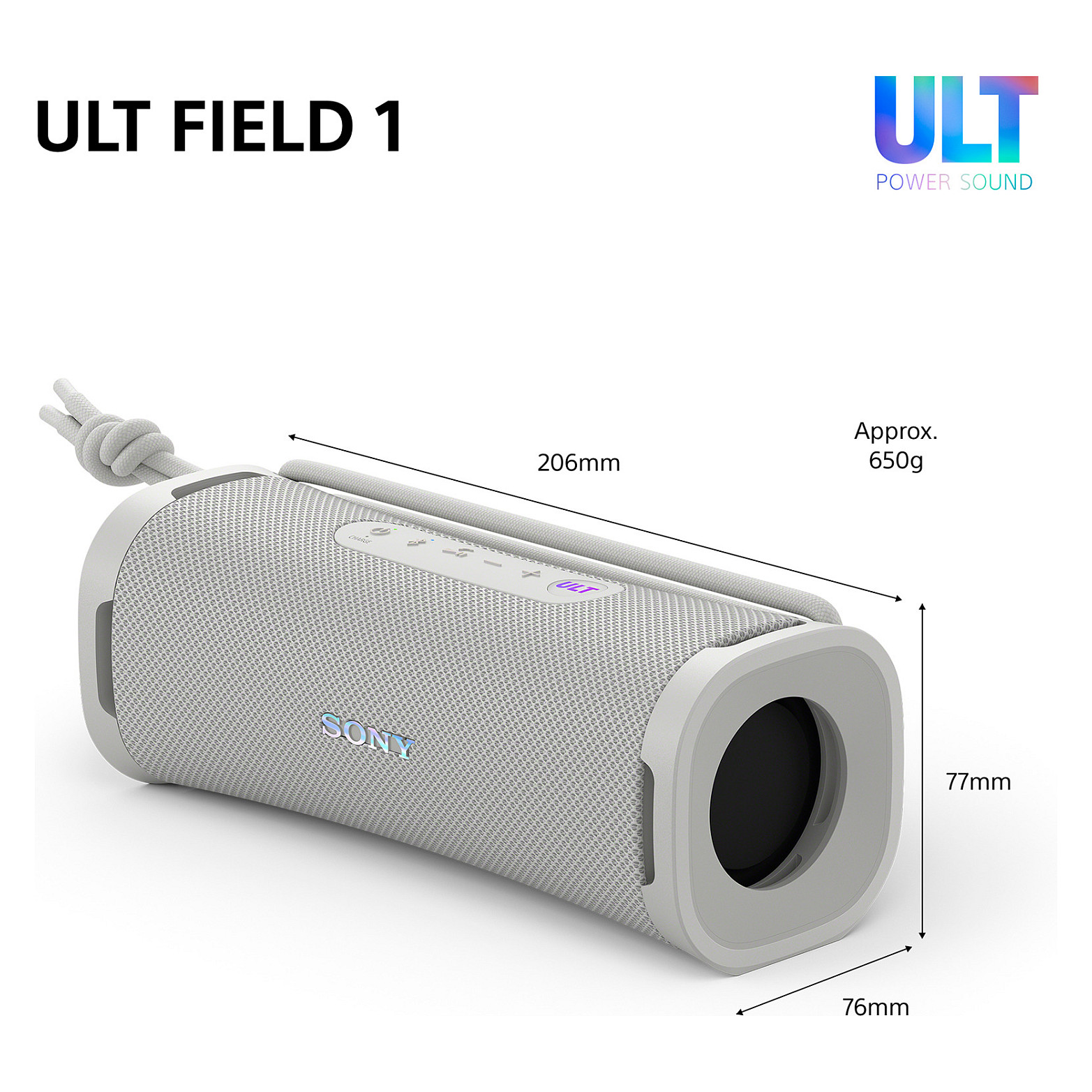 Prijenosni Bluetooth zvučnik SONY ULT FIELD 1 bijeli-23