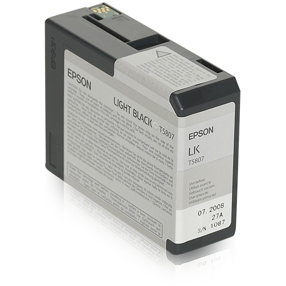 Toner EPSON ink cartridge photo light black for Stylus PRO 3800 80ml