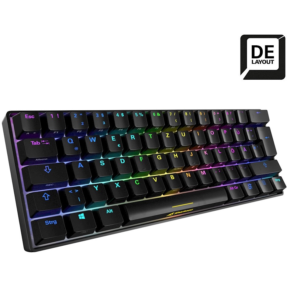 Gaming tipkovnica SHARKOON Skiller SGK50S4 crna-smeđa – internacionalna non HR tipkovnica-2