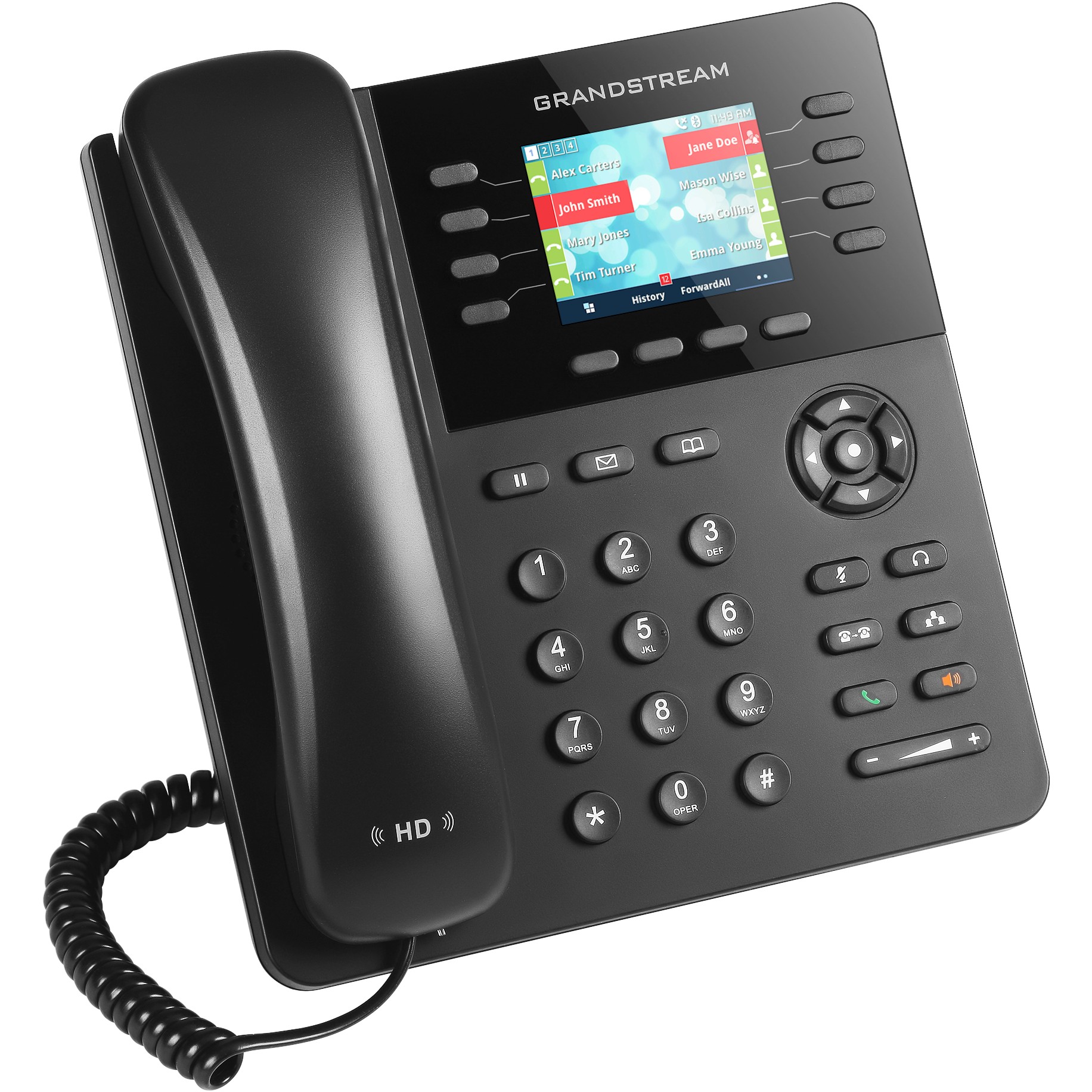 Grandstream Networks GXP2135 IP phone Black 8 lines TFT-2