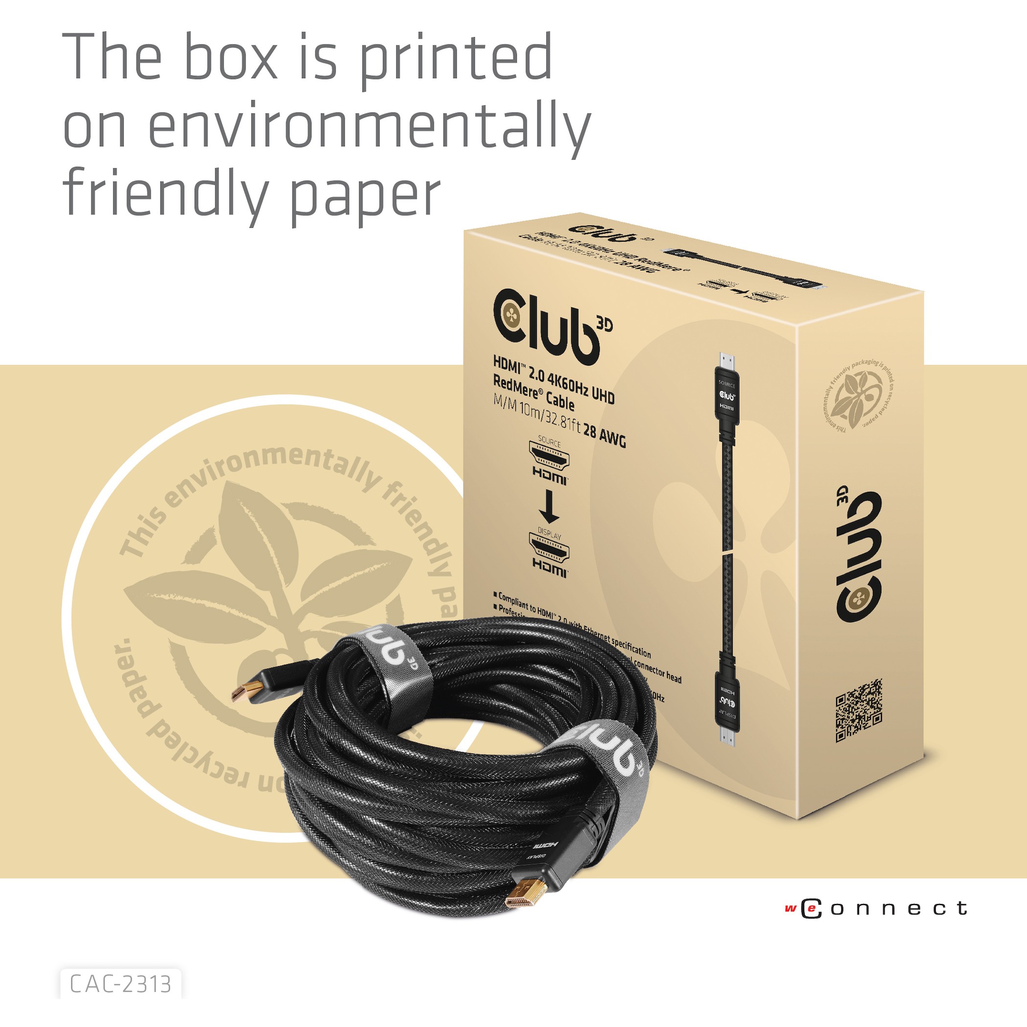 Kabel CLUB 3D HDMI 2.0 4K60Hz RedMere 10m-2